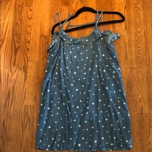 Pink Lily Chambray Star dress